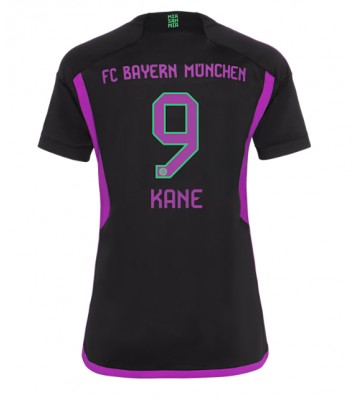 Bayern Munich Harry Kane #9 Replika Udebanetrøje Dame 2023-24 Kortærmet